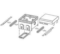 Siemens BVP:610366 BD01-AK0 2X-IP55 Augmentation du type de protection 1 pc(s)