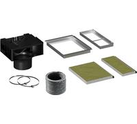 Siemens Clean Air Plus LZ11KKI16 Kit de recirculation d'air pour hotte avec fonction anti-poisson et anti-pollen avec cadre de filtre, plaque de renvoi et tuyau, durée de vie de 12 à 18 mois