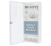 SIEMENS - Coffret De Communication Grade 3 TV - 8 RJ45