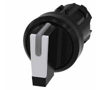 Siemens Commutateur rotatif Bague frontale plastique noir, blanc 2 x 45 ° SIRIUS ACT 3SU1002-2BM60-0AA0 1 pc