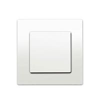 Siemens - Va et Vient Blanc Delta Viva + Plaque Blanc blanc