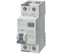 Siemens Disjoncteur différentiel/disjoncteur de ligne 2 pôles 6 A 230 V 5SU1354-6KK06 (5SU1354-6KK06)