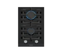 Domino gaz - SIEMENS - ER3A6BI40 - 30cm - 2 feux - Vitrocéramique noir