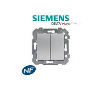 Siemens - double va et vient silver delta viva