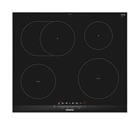 Siemens EH675FFC1E plaque Noir, Acier inoxydable Intégré (placement) Plaque avec zone à induction 4 zone(s)