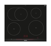 Siemens EH675LFC1E plaque Noir, Acier inoxydable Intégré (placement) Plaque avec zone à induction 4 zone(s)