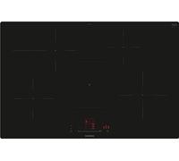 Siemens EH801HFB1E iQ300 Plaque à induction intelligente 80 cm Noir affleurant TouchSlider Système d'aspiration automatique - l'interaction parfaite entre la plaque de cuisson et la hotte aspirante