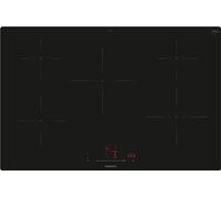 Siemens EH801HVB1E iQ100 Plaque à induction intelligente 80 cm noire affleurante TouchSlider Système d'aspiration intelligent - l'interaction parfaite entre la plaque de cuisson et la hotte aspirante