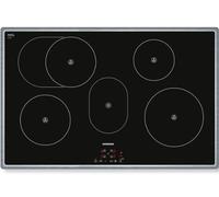 Siemens EH845BC17E Plaque de cuisson électrique, 79,5 cm, commande tactile, écran de fonction numérique, noire