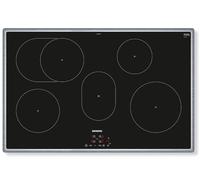 Siemens EH845BFB1E plaque Noir, Acier inoxydable Intégré (placement) Plaque avec zone à induction 4 zone(s)