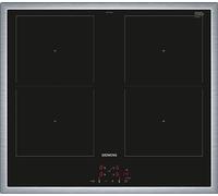 Siemens EM645CQB6E iQ500 Plaque à induction, 60 cm, avec cadre, à induction, avec cadre, powerBoost, powerInduction, cuisson plus rapide, plus propre et plus sûre