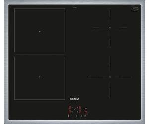 Siemens EM645CSB6E iQ500 - Plaque à induction - 60 cm - Noire - Avec cadre - Induction combinée - PowerBoost - Power Induction - Cuisson plus rapide, plus propre et plus sûre