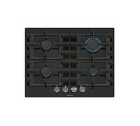 SIEMENS EN6B6PK40 Table de cuisson gaz 4 feux noire 59x52 cm