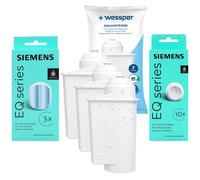 Siemens EQ.series Kit d'entretien détartrant TZ80002A, 3x filtres à eau, ongl...
