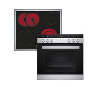 Siemens EQ110KA1Z iQ100 Cuisinière combinée vitrocéramique (contrôlée), 59,4 cm de large, chauffage rapide, air chaud 3D Plus cuisson sur 3 niveaux