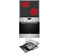 Siemens eq271e k01t Plaques de cuisson de combinaison/A/67 l/4 High Speed Zones de Cuisson/Charge Rapide et chauffage automatique/Inox