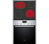 Siemens eq271e k1ed encastrable-Combinaison//Plaque de cuisson Cuisinière : Cuisinière vitrocéramique/Verre Céramique/Couleur : Inox