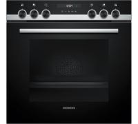 Siemens EQ521KB11, iQ300 Kit de cuisinière encastrable composé de cuisinière HE517BBS3, 60 x 60 cm, air chaud 3D et chauffage rapide, EA64RGNA1E, plaque de cuisson électrique, double circuit, zone de