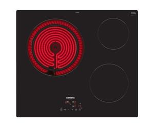 Siemens ET61RBKB8E iQ300, Table électrique, 60 cm, Noir