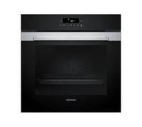 Siemens iQ300 HB372AES3 four 71 L Noir et Acier inoxydable