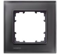 Siemens Gamme d'interrupteurs simple Cadre Delta noir 5TG12012 1 pc(s)