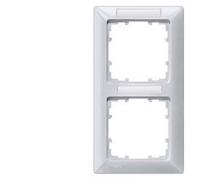 Siemens Gamme d'interrupteurs x2 Cadre Delta aluminium (métallisé) 5TG25525 1 pc(s)