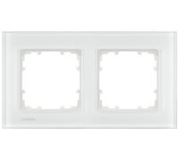 Siemens Gamme d'interrupteurs x2 Cadre Delta blanc 5TG12021 1 pc(s)