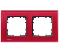 Siemens Gamme d'interrupteurs x2 Cadre Delta blanc 5TG12023 1 pc(s)
