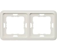 Siemens Gamme dinterrupteurs x2 Cadre Delta blanc 5TG1812 1 pc(s)