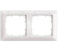 Siemens Gamme d'interrupteurs x2 Cadre Delta blanc 5TG25521 1 pc(s)