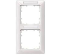 Siemens Gamme dinterrupteurs x2 Cadre Delta blanc 5TG25522 1 pc(s)
