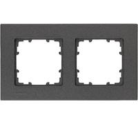 Siemens Gamme dinterrupteurs x2 Cadre Delta carbone 5TG11122 1 pc(s)