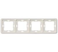 Siemens Gamme d'interrupteurs x4 Cadre Delta blanc 5TG1814 1 pc(s)