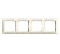 Siemens Gamme d'interrupteurs x4 Cadre Delta gris 5TG25841 1 pc(s)