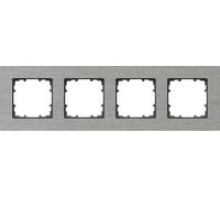 Siemens Gamme d'interrupteurs x4 Cadre Delta naturel 5TG11240 1 pc(s)