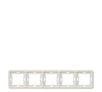 Siemens Gamme d'interrupteurs x5 Cadre Delta argent 5TG1775 1 pc(s)