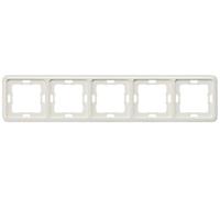 Siemens Gamme d'interrupteurs x5 Cadre Delta blanc 5TG1815 1 pc(s)