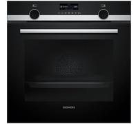 Siemens HB579GBR3, iQ500, four encastrable 60 x 60 cm, Air Fry, pyrolyse activeClean auto-nettoyant, écran TFT, air chaud 3D, chauffage rapide, programmes automatiques cookControl40, softMove, acier