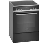 Siemens HK9S5A240, iQ500 Cuisinière électrique autonome avec plaque de cuisson vitrocéramique, 60 cm, chauffage rapide, aide à l'auto-nettoyage, 3D Air chaud, CookControl 10 programmes automatiques