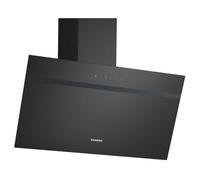 Siemens - Hotte décorative inclinée 80cm 430m3/h noir LC85KDK60