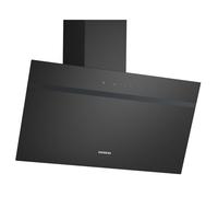 Siemens Hotte décorative murale LC85KDK60 80 cm inclinée finition verre Noir