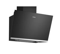 Siemens - Hotte décorative inclinée 80cm 432m3/h noir LC81KAN60
