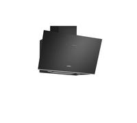 siemens hotte décorative inclinée 90cm 51db 441m3/h noir LC91KLT60
