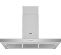 siemens hotte décorative murale 90cm 70db 590m3/h inox lc96bbc50 [EEK: B]