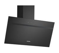 Siemens Hotte décorative murale LC85KDK60 80 cm inclinée finition verre Noir