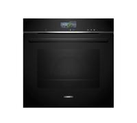 Siemens HS736G3B1 iQ700 A+ Einbaudampfbackofen, 60 cm breit, 71 L, 21 Heizarten, TFT Touchdisplay, Kindersicherung, Home Connect, Bratenthermometer, schwarz