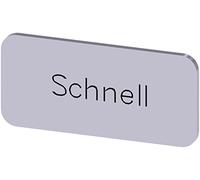 Siemens Indus. Sector - Plaque d'identification rapide 3su1900 - 0 AC81 - 0 AM0