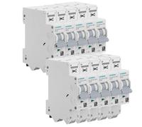 Siemens Ingenuity for life - Lot de 10 disjoncteurs Auto P+N 16A