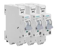 Siemens Ingenuity for life - Lot de 3 disjoncteurs Auto P+N 20A