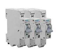 Siemens Ingenuity for life - Lot de 3 disjoncteurs Auto P+N 2A